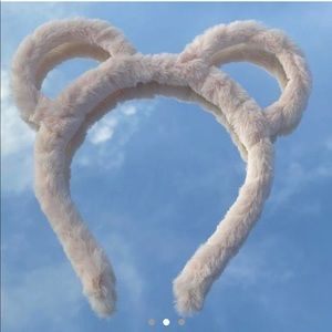 cream fuzzy soft ears cream fuzzy soft ears headband